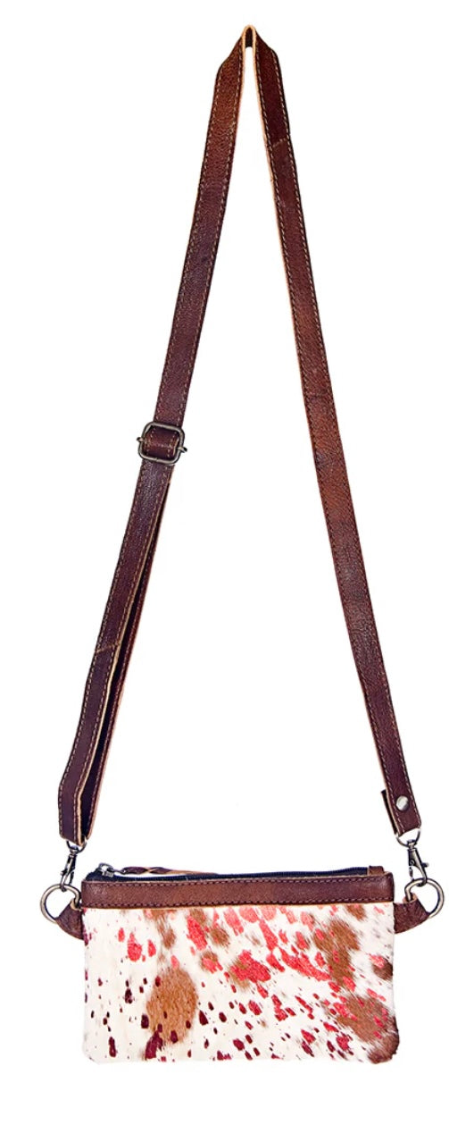 Leather Cowhide Crossbody Bag