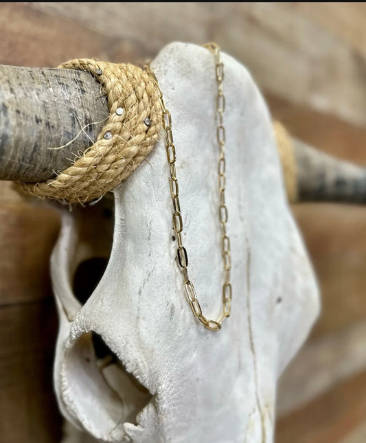 Mesquite chain Necklace