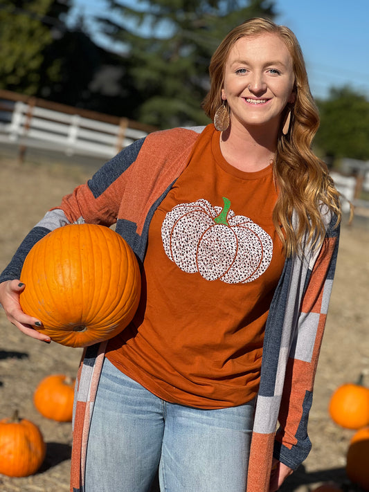 Spotted Pumpkin Graphic Tee
